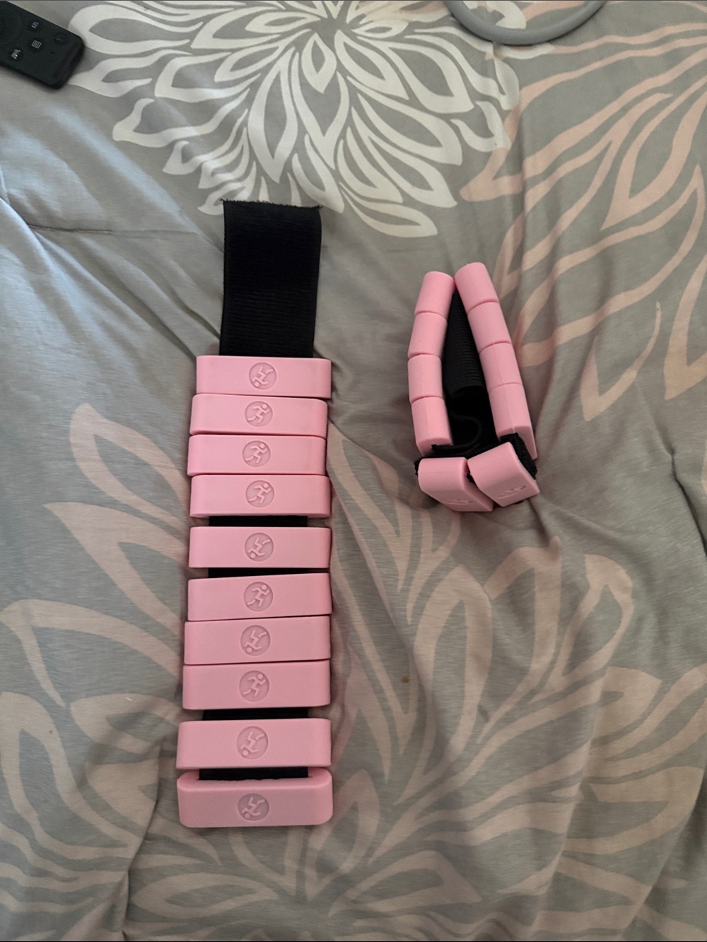 Pink Adjustable Ankle/Wrist Weights - Set